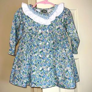 NWT Cecile and Lou smocked dress. 24m.